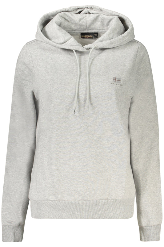 Napapijri Damen-Sweatshirt mit Reißverschluss, Grau