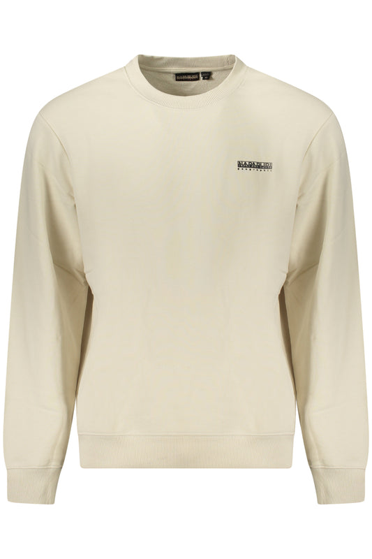 NAPAPIJRI HERREN-SWEATSHIRT MIT ZIP, BEIGE