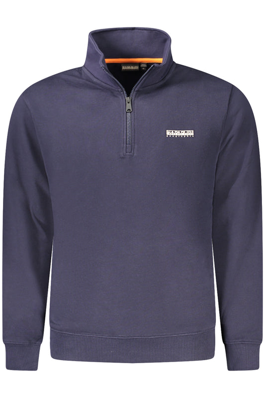 NAPAPIJRI HERREN-SWEATSHIRT MIT ZIP-UP, BLAU