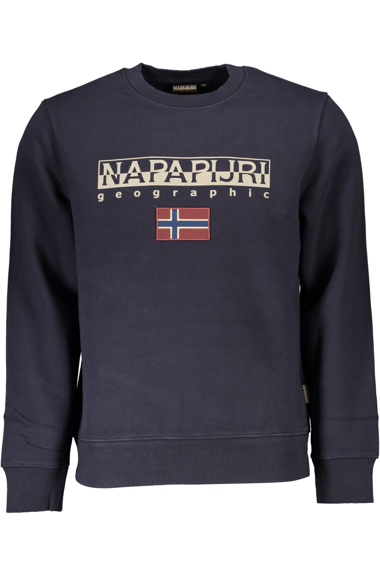 NAPAPIJRI BLAUES SWEATSHIRT FÜR HERREN MIT REISSVERSCHLUSS