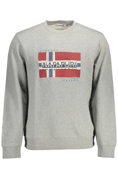 NAPAPIJRI SWEATSHIRT OHNE REISSVERSCHLUSS MANN GRAU