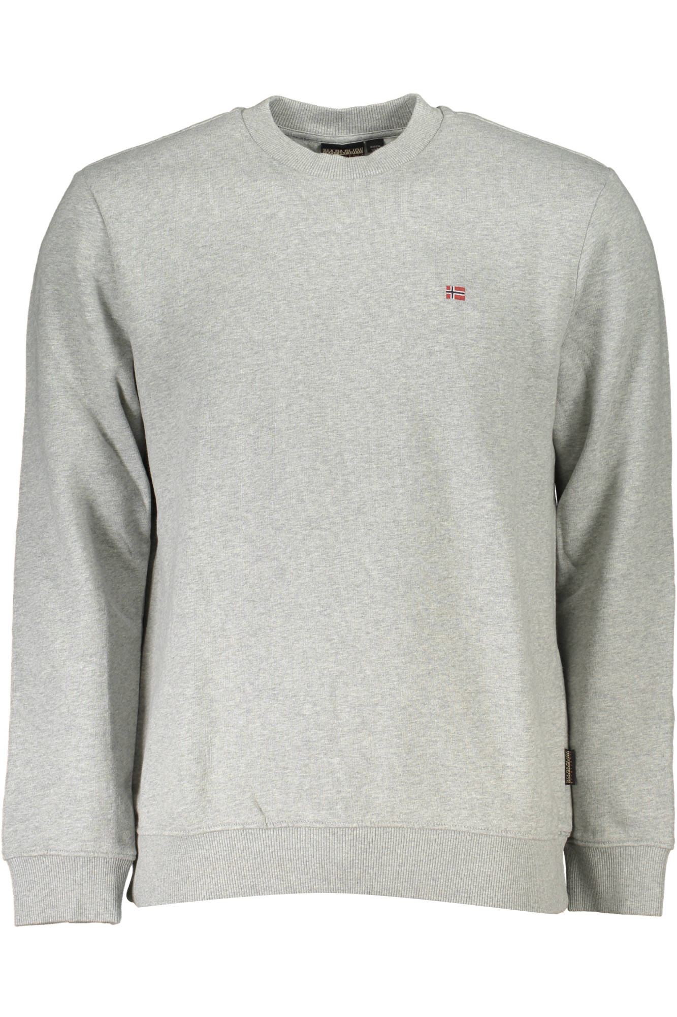 NAPAPIJRI GRAUES SWEATSHIRT FÜR HERREN MIT REISSVERSCHLUSS
