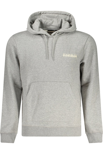 NAPAPIJRI GRAUES SWEATSHIRT FÜR HERREN MIT REISSVERSCHLUSS