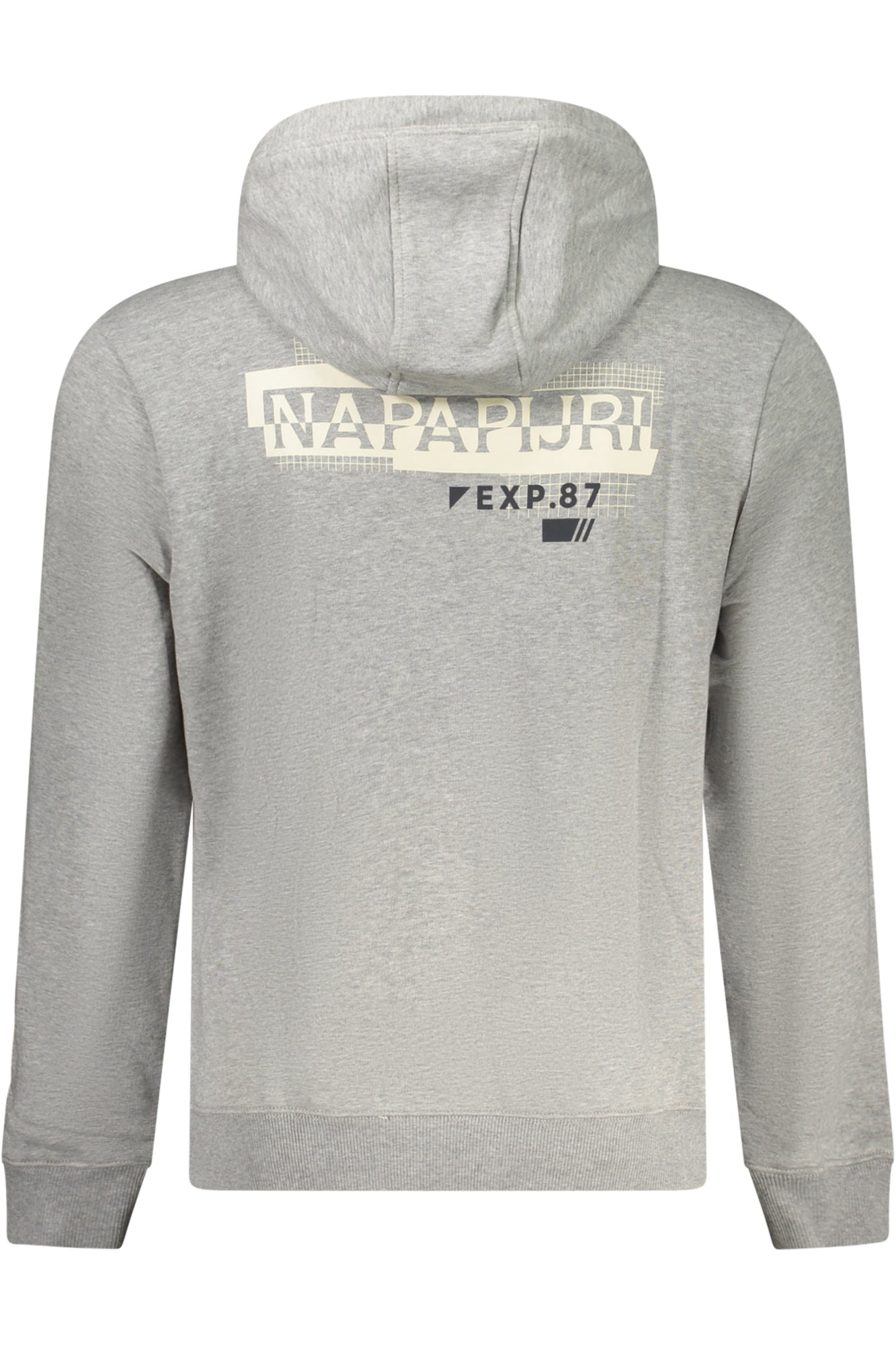 NAPAPIJRI GRAUES SWEATSHIRT FÜR HERREN MIT REISSVERSCHLUSS
