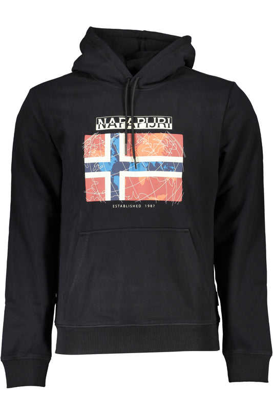 NAPAPIJRI SCHWARZES HERREN-SWEATSHIRT MIT REISSVERSCHLUSS
