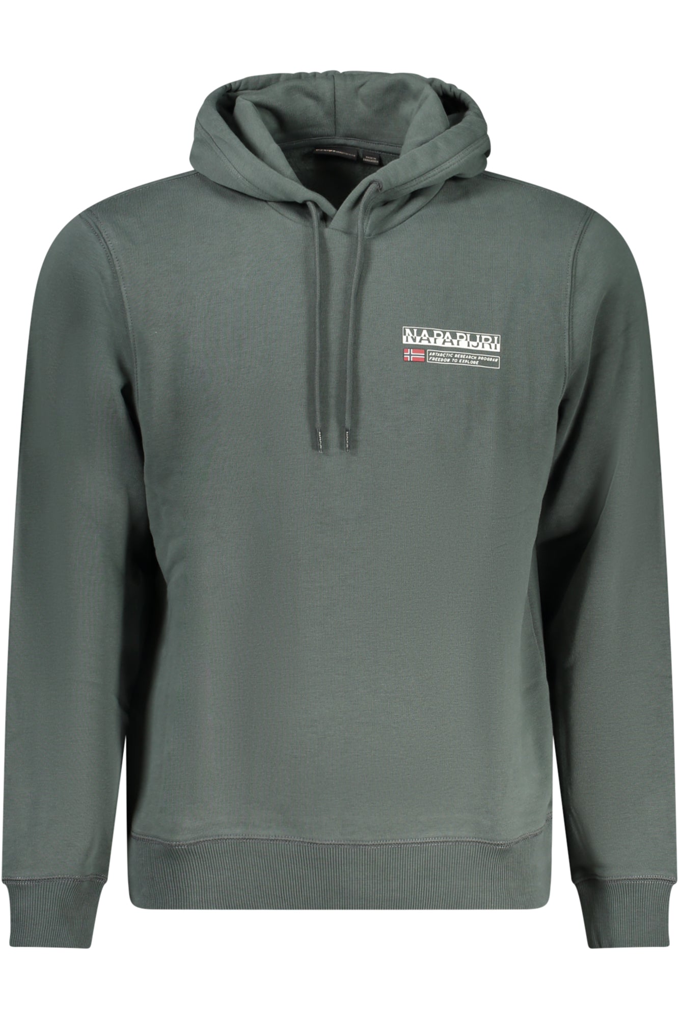 NAPAPIJRI GRÜNES HERREN-SWEATSHIRT MIT REISSVERSCHLUSS