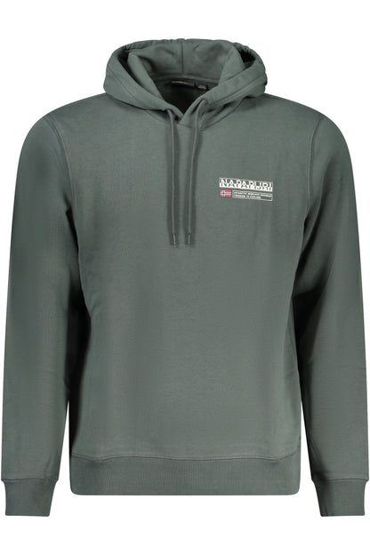 NAPAPIJRI GRÜNES HERREN-SWEATSHIRT MIT REISSVERSCHLUSS