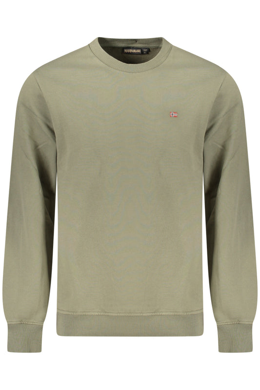 NAPAPIJRI HERREN-SWEATSHIRT MIT ZIP, GRÜN
