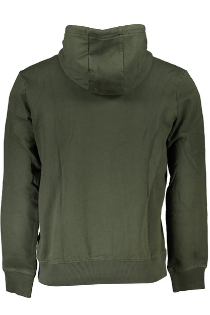 NAPAPIJRI GRÜNES HERREN-SWEATSHIRT MIT REISSVERSCHLUSS