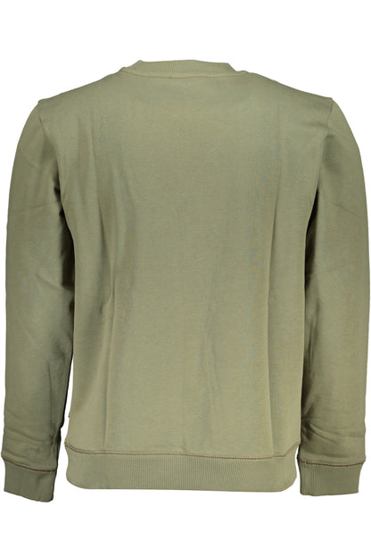 NAPAPIJRI GRÜNES HERREN-SWEATSHIRT MIT REISSVERSCHLUSS