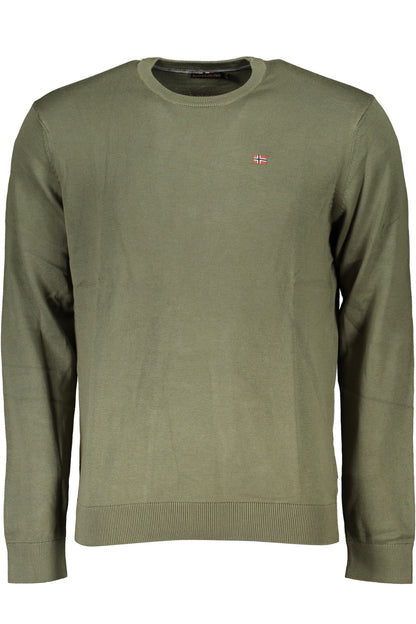 NAPAPIJRI GRÜNER HERRENPULLOVER