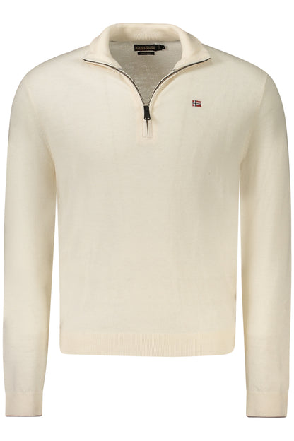 NAPAPIJRI HERREN WEISSER PULLOVER