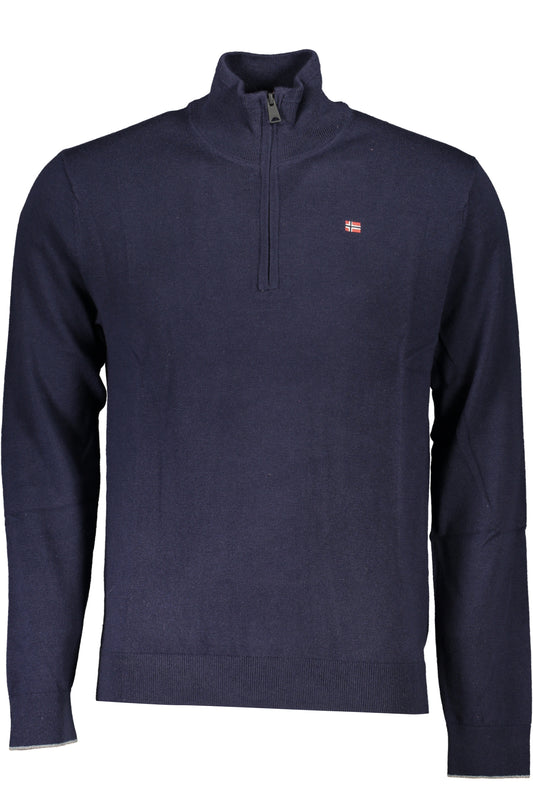 NAPAPIJRI BLAUER HERRENPULLOVER