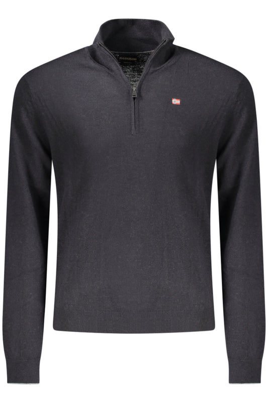 NAPAPIJRI HERREN SCHWARZER PULLOVER