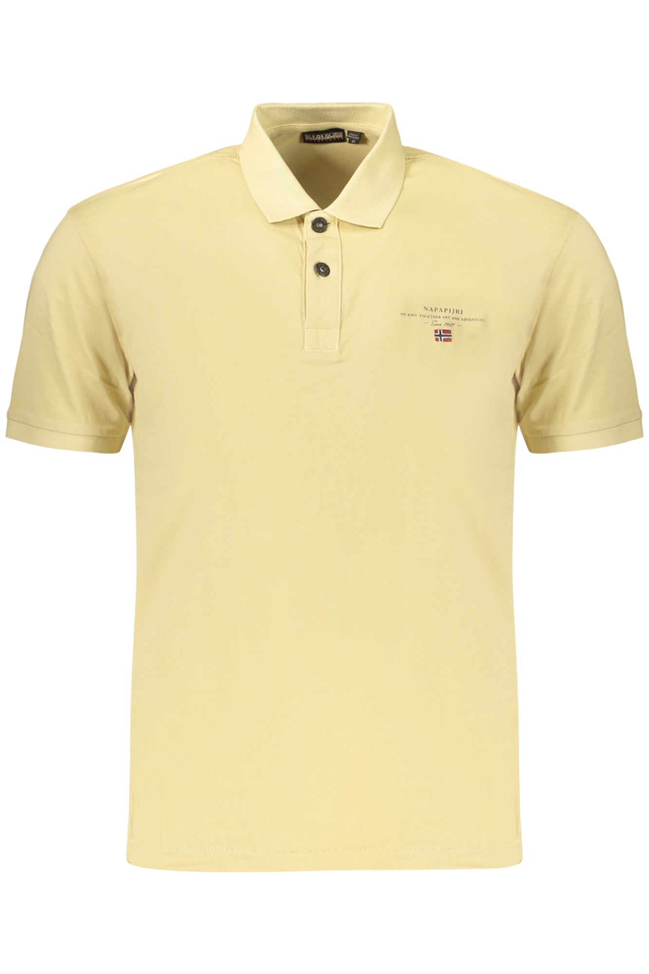 NAPAPIJRI HERREN-KURZARM-POLOSHIRT, BEIGE