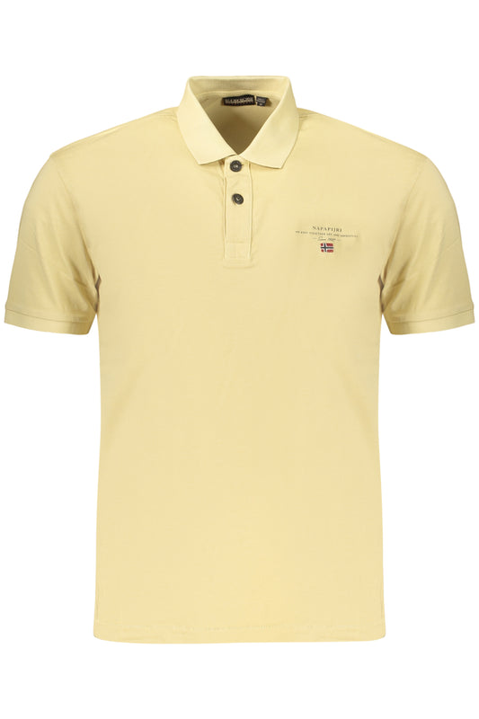 NAPAPIJRI HERREN-KURZARM-POLOSHIRT, BEIGE