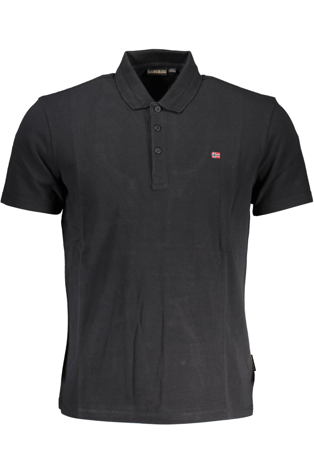 NAPAPIJRI POLO KURZARM HERREN SCHWARZ