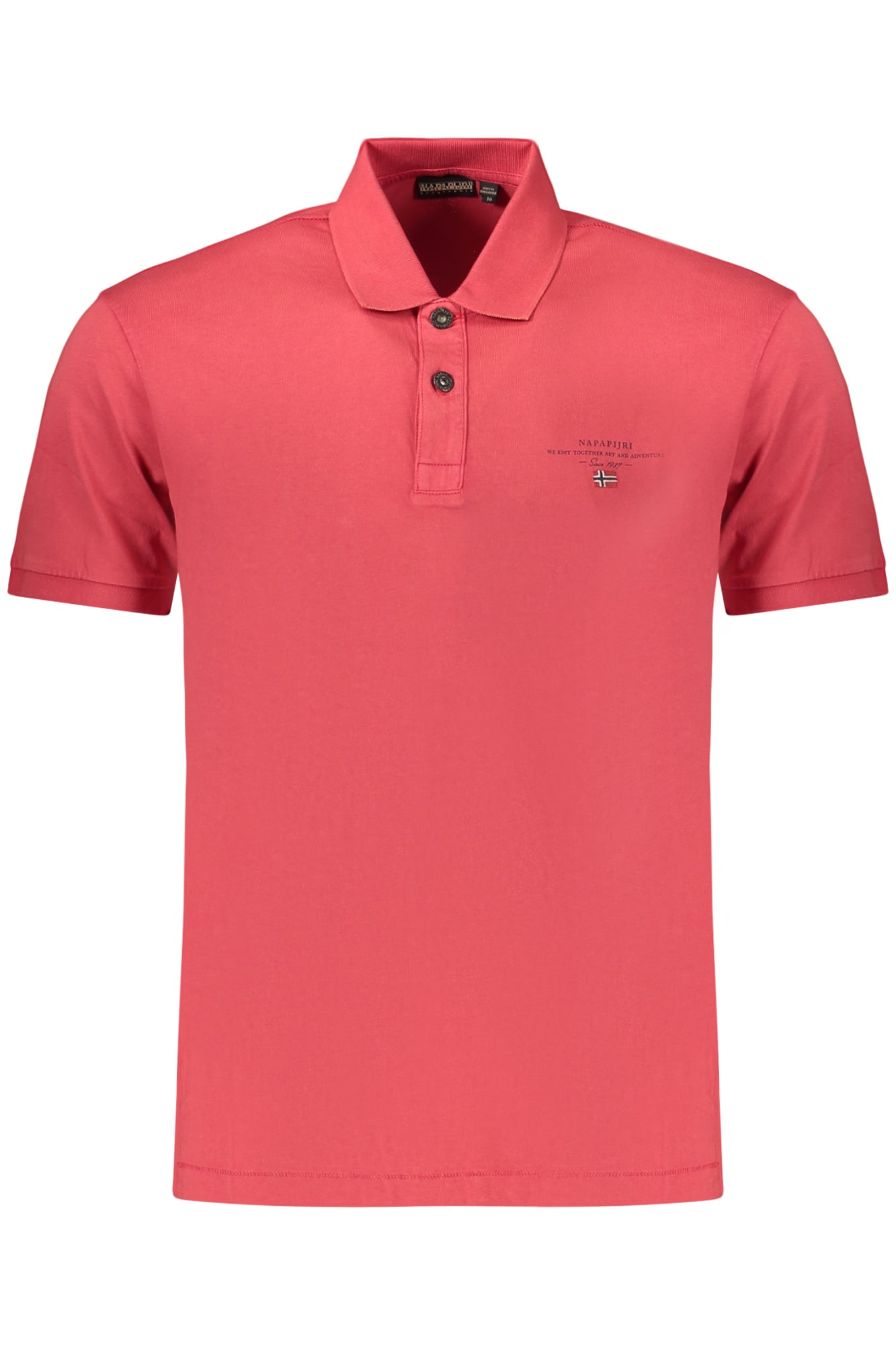NAPAPIJRI Herren-Poloshirt mit kurzen Ärmeln, Rot