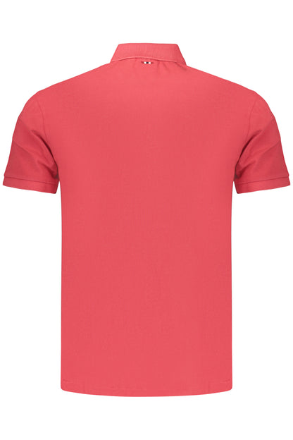 NAPAPIJRI Herren-Poloshirt mit kurzen Ärmeln, Rot