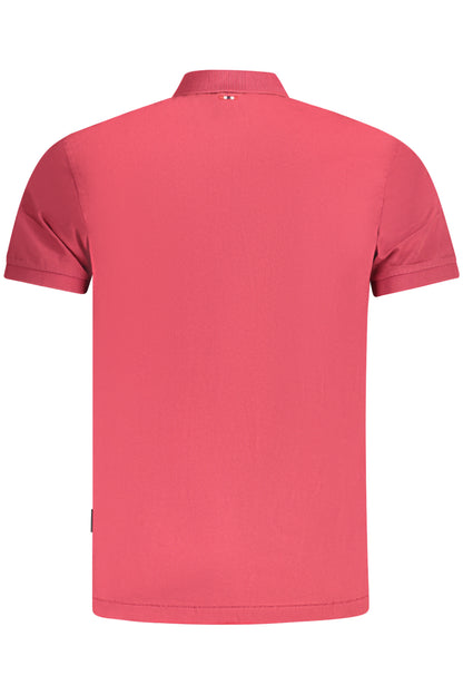 Napapijri Herren-Kurzarm-Poloshirt Rot