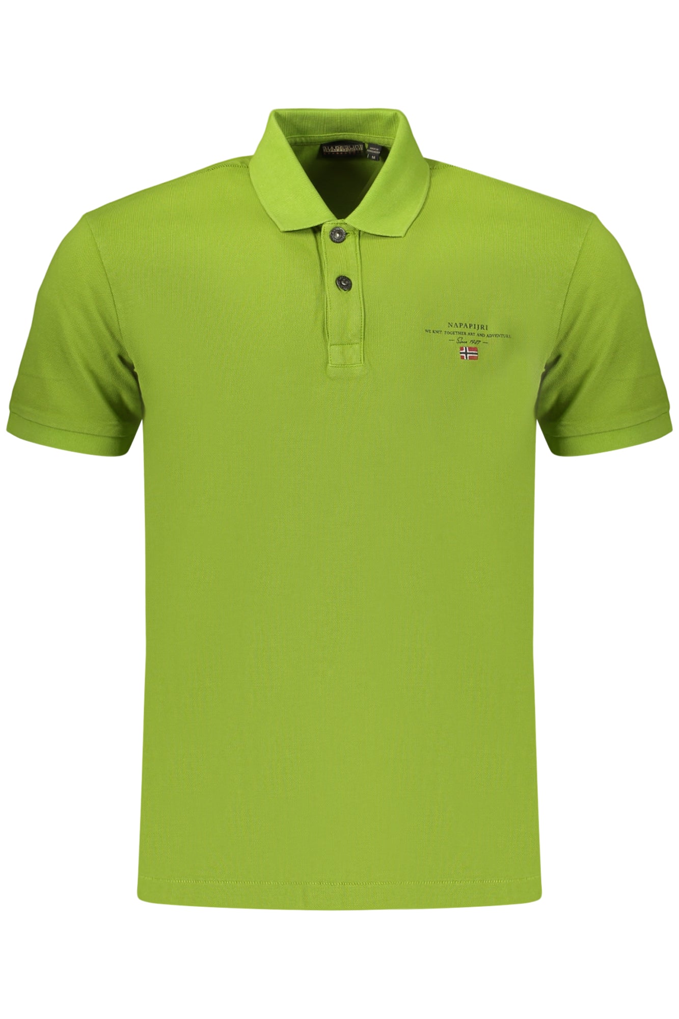 NAPAPIJRI HERREN-KURZARM-POLOSHIRT, GRÜN