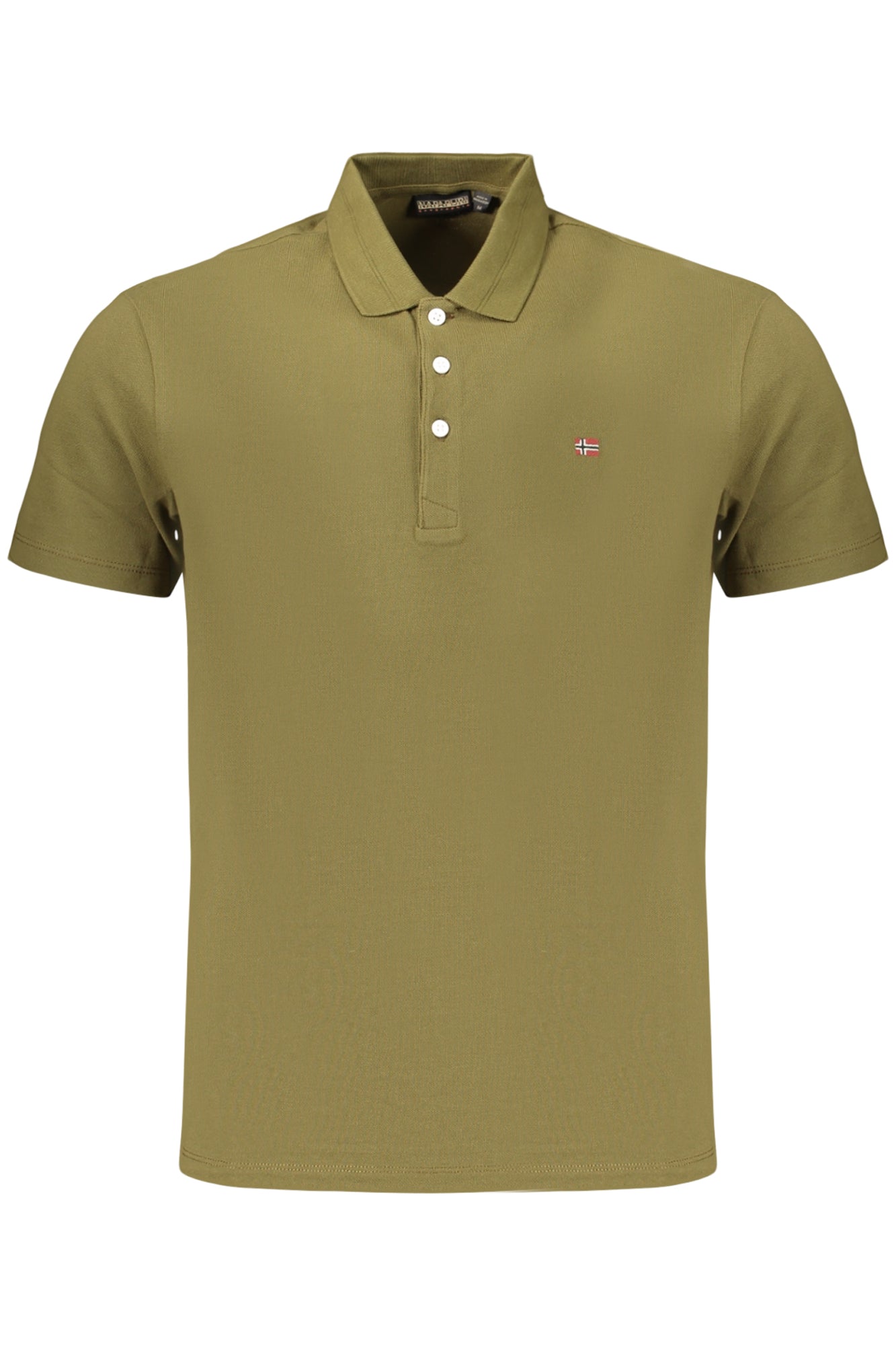 NAPAPIJRI HERREN-KURZARM-POLOSHIRT, GRÜN