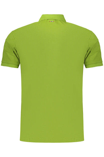 NAPAPIJRI HERREN-KURZARM-POLOSHIRT, GRÜN
