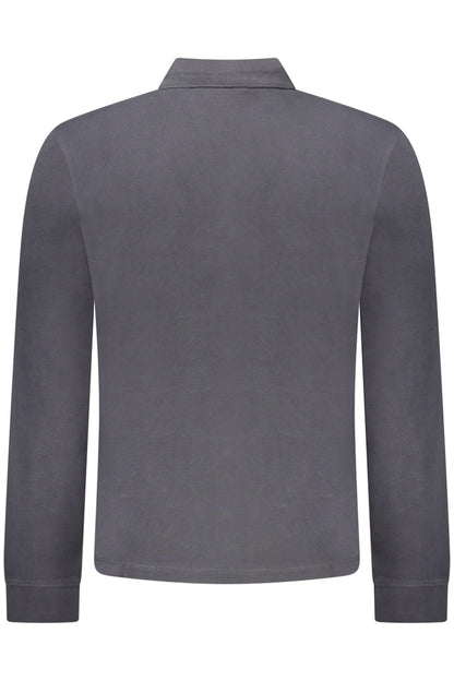 Napapijri Herren Langarm-Poloshirt Schwarz