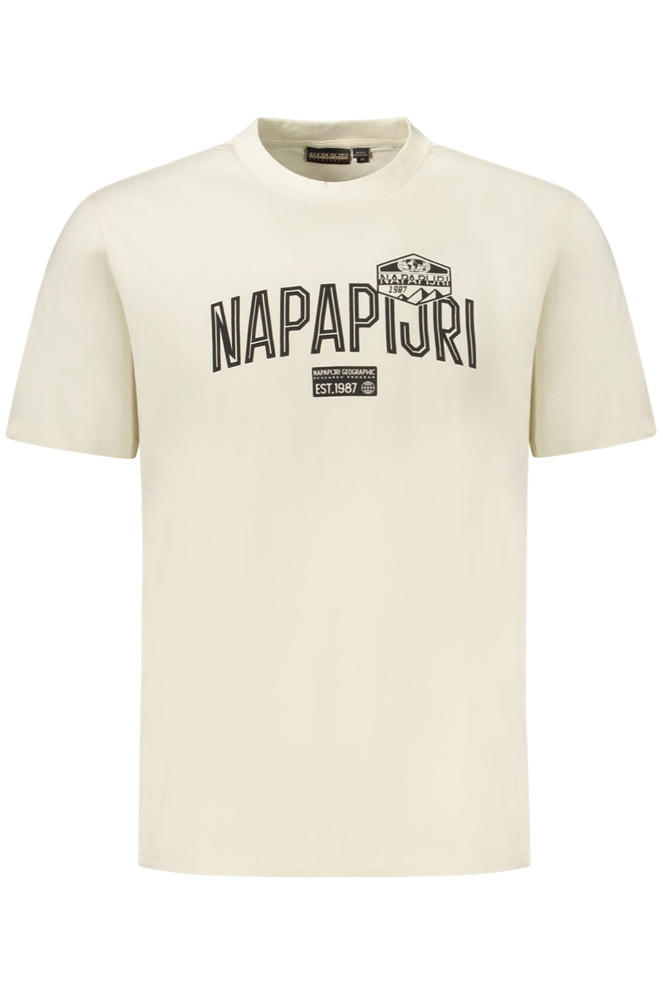 NAPAPIJRI HERREN-KURZARM-T-SHIRT, BEIGE