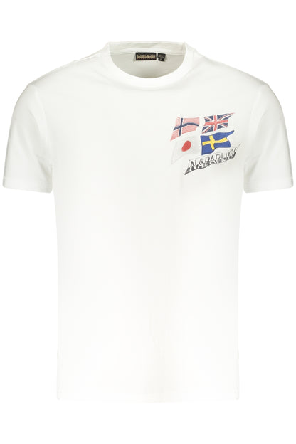 NAPAPIJRI Herren-Kurzarm-T-Shirt, weiß