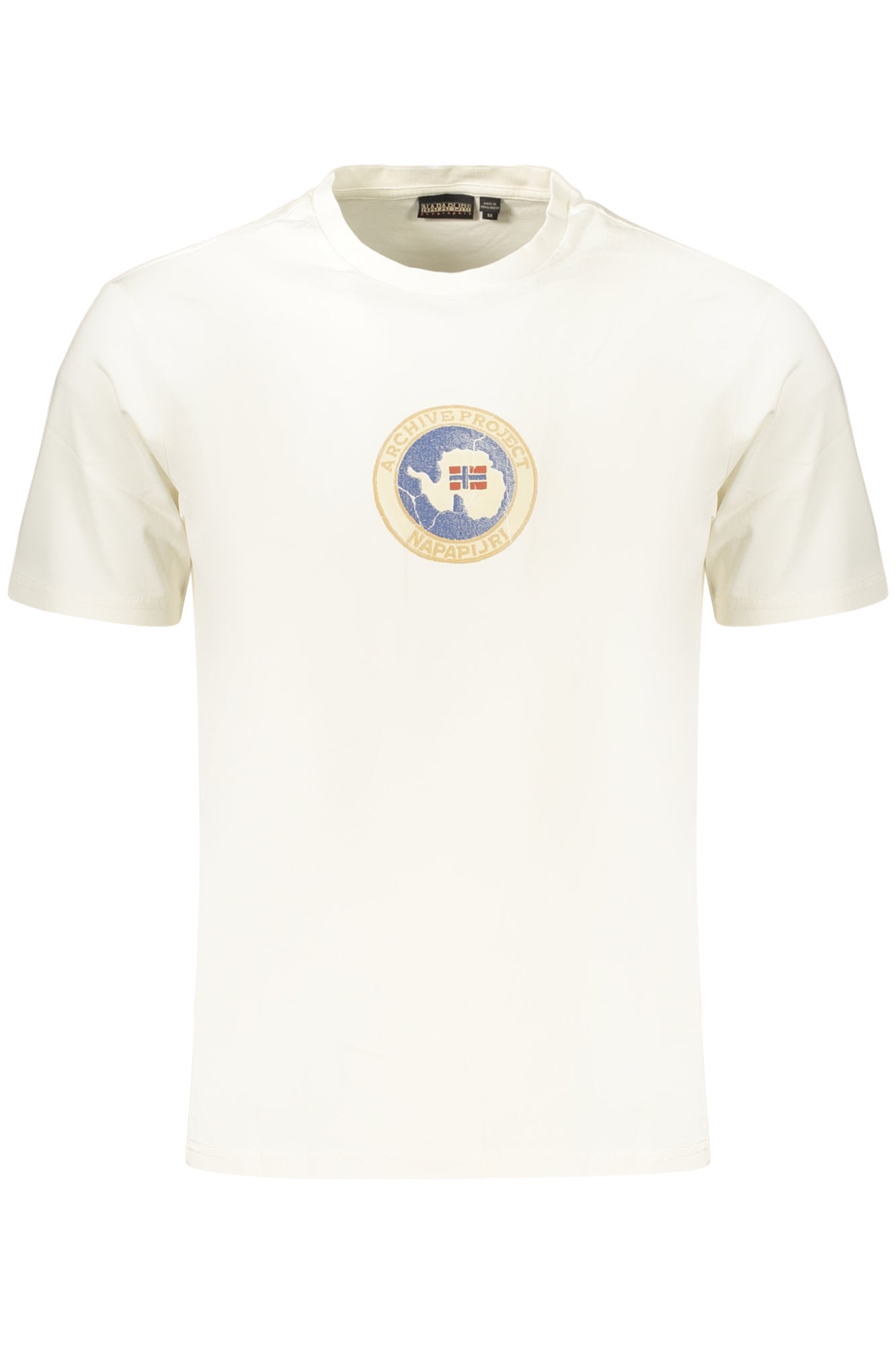NAPAPIJRI Herren-Kurzarm-T-Shirt, weiß