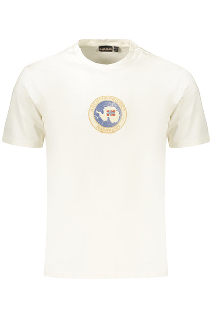 NAPAPIJRI Herren-Kurzarm-T-Shirt, weiß