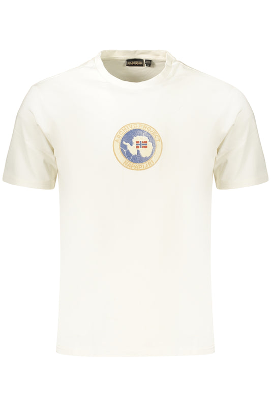 NAPAPIJRI Herren-Kurzarm-T-Shirt, weiß