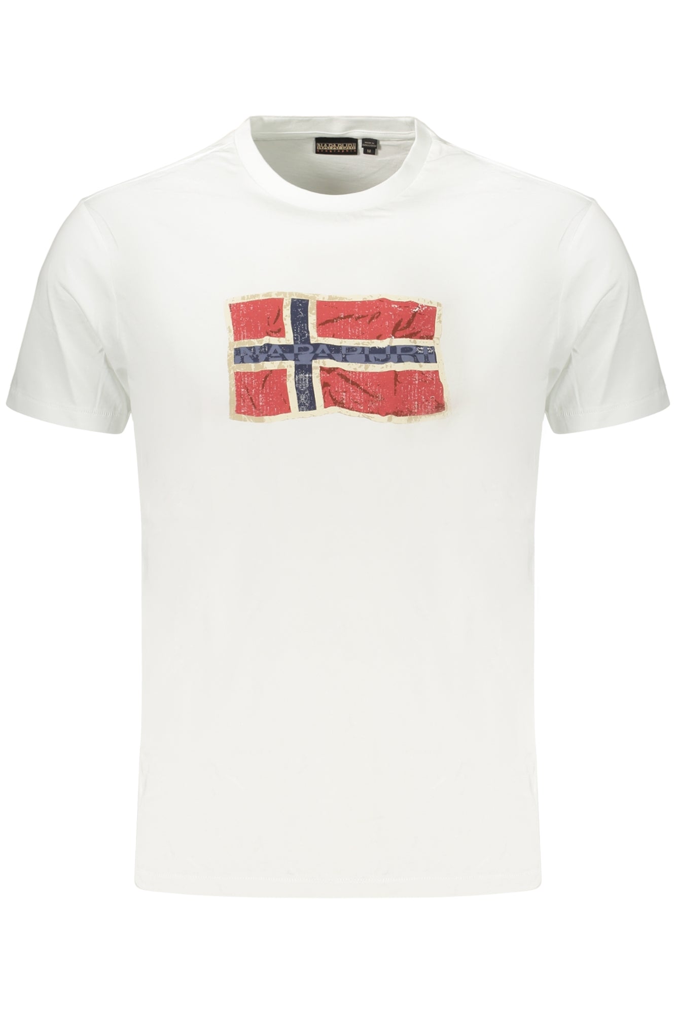 NAPAPIJRI Herren-Kurzarm-T-Shirt, weiß