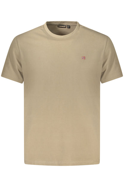 Napapijri Herren-Kurzarm-T-Shirt, Braun