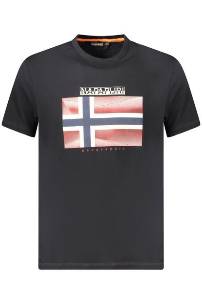 NAPAPIJRI KURZARM-T-SHIRT HERREN SCHWARZ