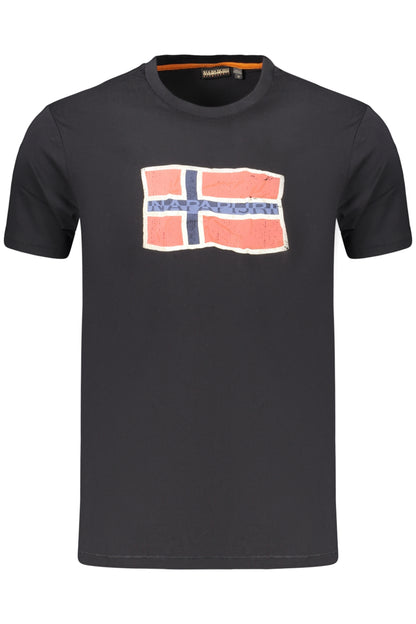 NAPAPIJRI Herren Kurzarm-T-Shirt Schwarz