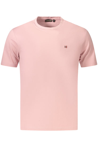 NAPAPIJRI Herren-Kurzarm-T-Shirt, Rosa