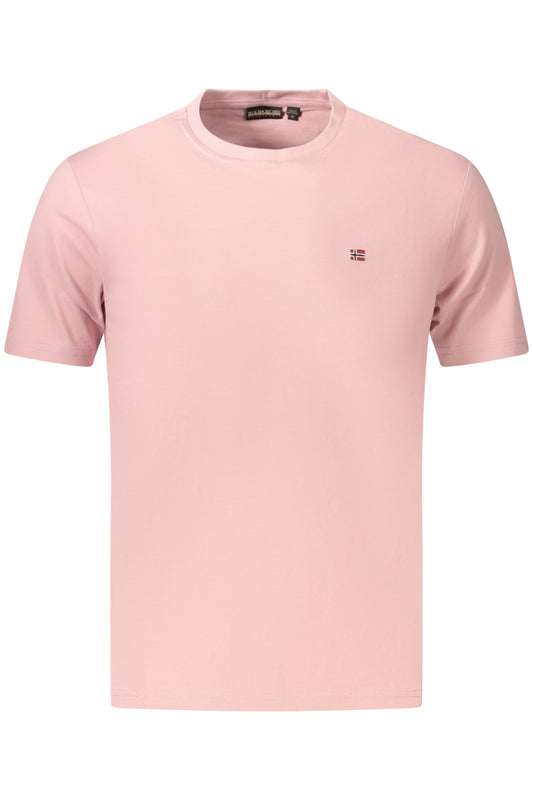 NAPAPIJRI Herren-Kurzarm-T-Shirt, Rosa