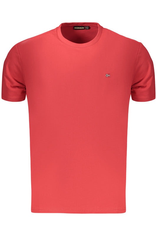 NAPAPIJRI Herren-T-Shirt mit kurzen Ärmeln, Rot