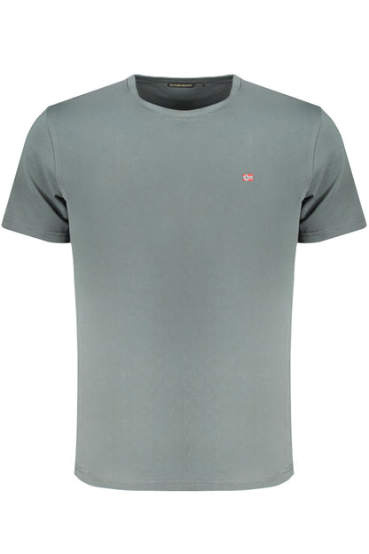 NAPAPIJRI GRÜNES KURZARM-T-SHIRT FÜR HERREN
