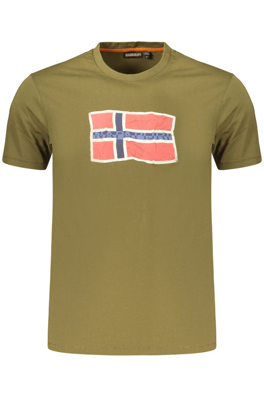 NAPAPIJRI Herren Kurzarm-T-Shirt Grün