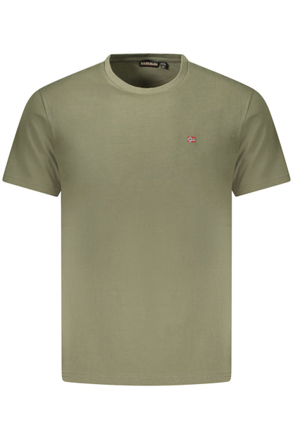 Napapijri Herren Kurzarm-T-Shirt Grün