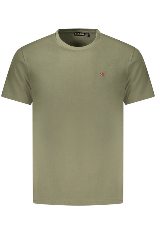 Napapijri Herren Kurzarm-T-Shirt Grün