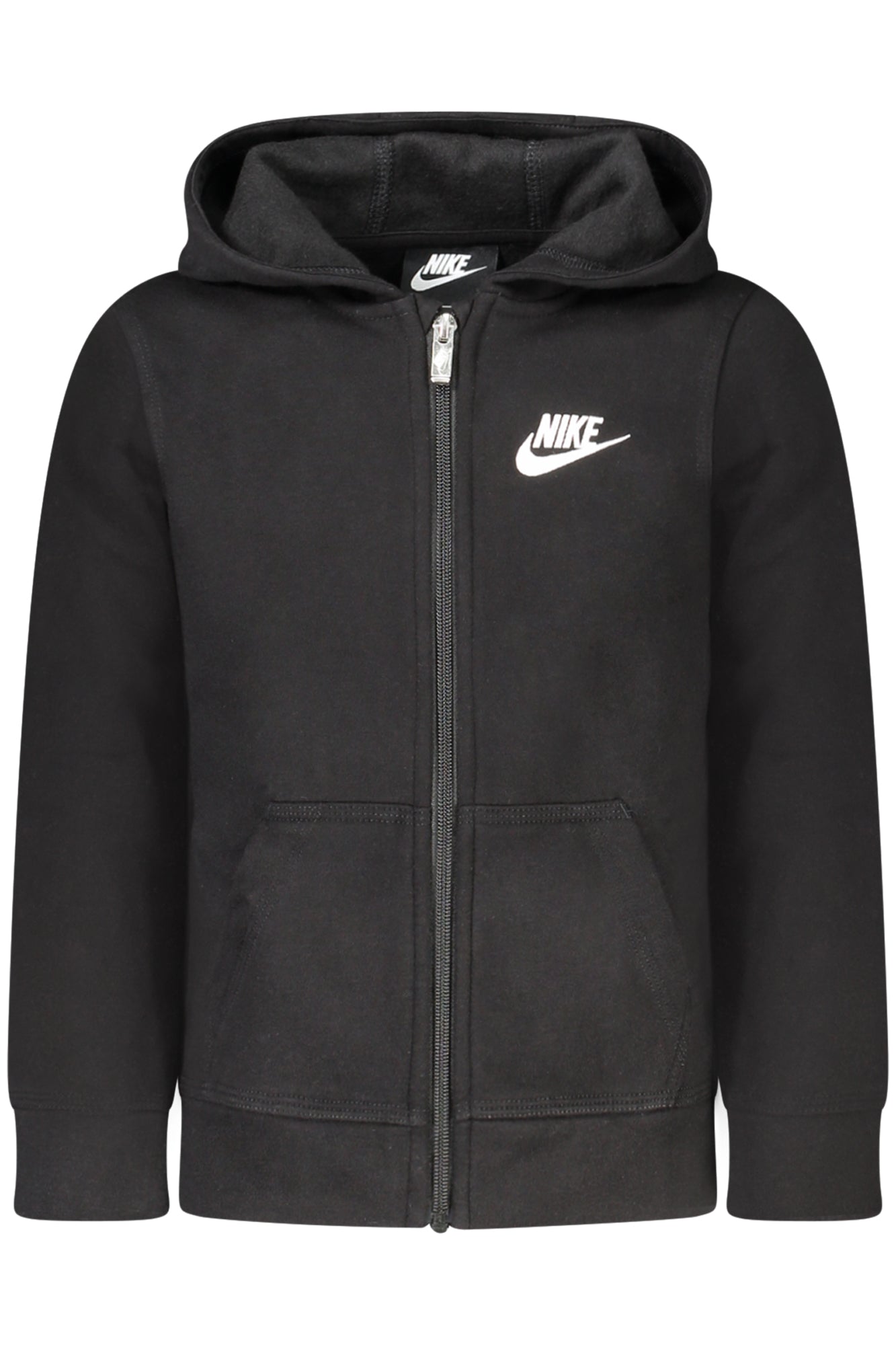 NIKE SCHWARZES KINDER-SWEATSHIRT MIT REISSVERSCHLUSS