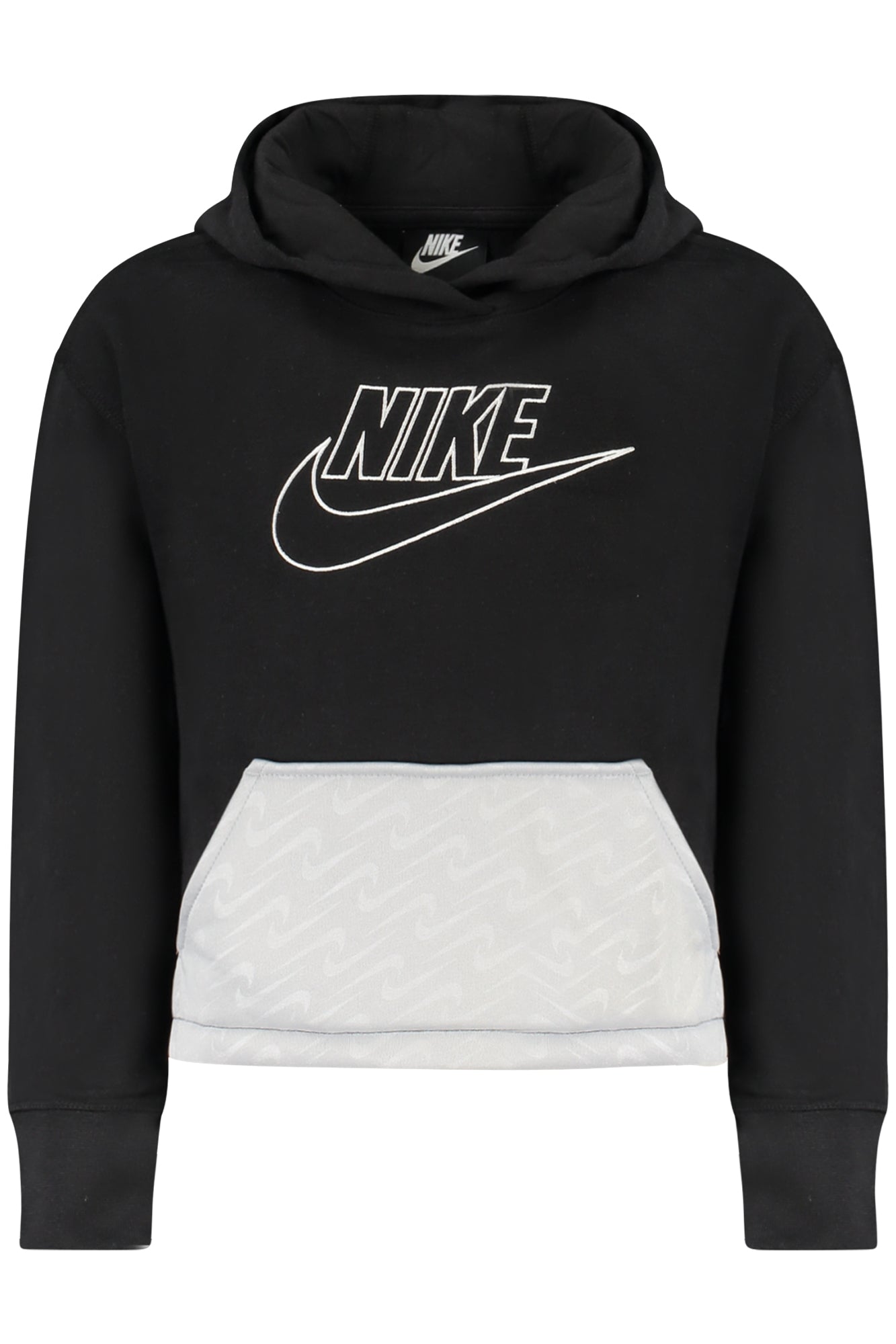 NIKE SCHWARZES KINDER-SWEATSHIRT MIT REISSVERSCHLUSS