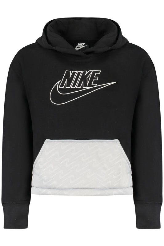 NIKE SCHWARZES KINDER-SWEATSHIRT MIT REISSVERSCHLUSS