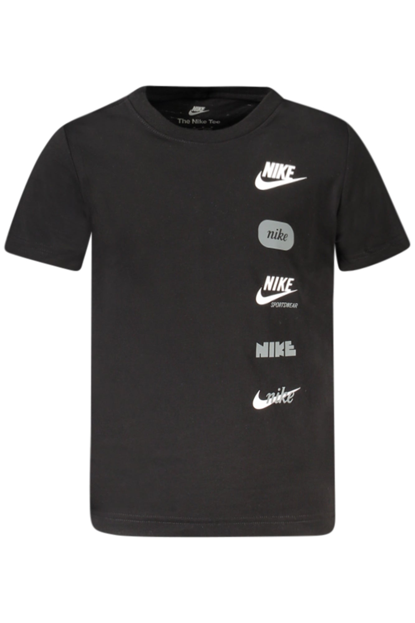 NIKE KURZARM-T-SHIRT FÜR KINDER, SCHWARZ