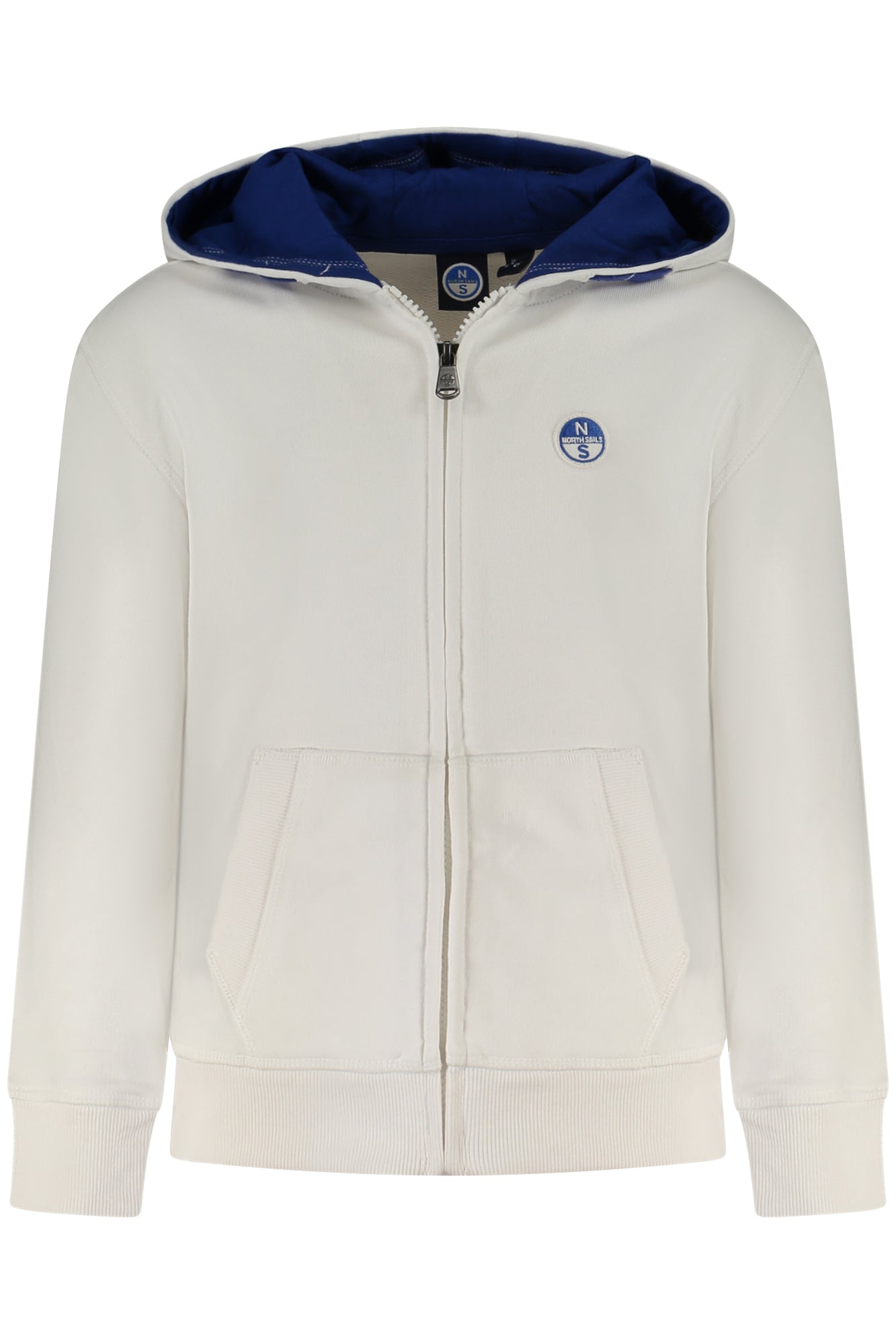 NORTH SAILS KINDER-SWEATSHIRT MIT ZIP WEISS
