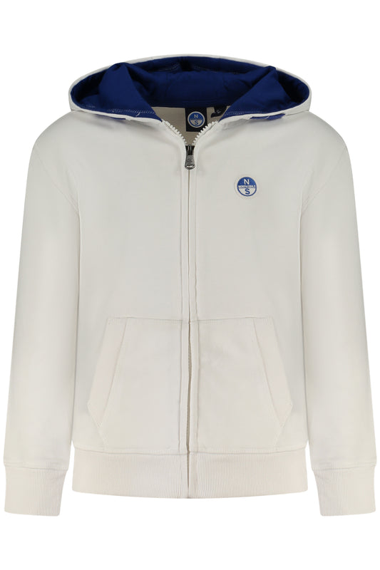 NORTH SAILS KINDER-SWEATSHIRT MIT ZIP WEISS